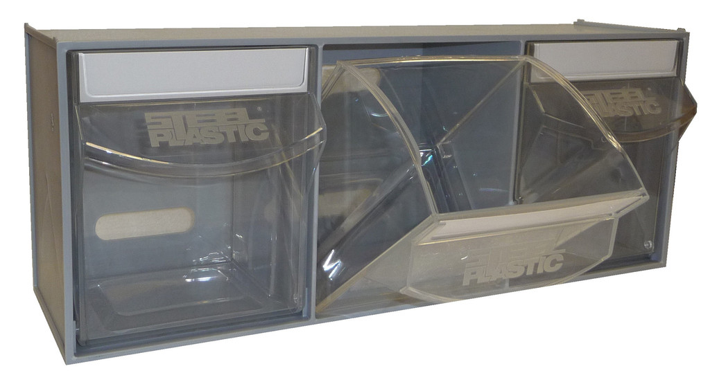 Wall Bins for Vans Van Storage Boxes (PV3GREY)